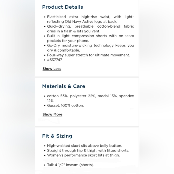 💙 Tall Size High-Waisted Skort - Picture 4 of 13